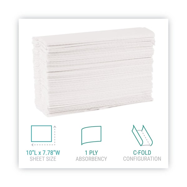 C-Fold Paper Towels, 1, 200, White
